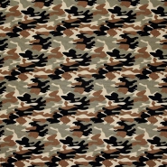 Baumwolle, Popeline, Camouflage, 23656-102, grün