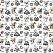 Baumwolle, Popeline, Tiere, 23784-1, beige