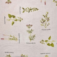 Deko, Druck, imprägniert, floral, 23931