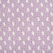 Baumwolle, Popeline, Tiere, 23977-1, violett