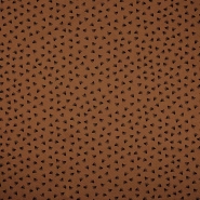 Baumwolle, Satin, geometrisch, 24070-005, braun