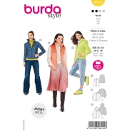 Schnittmuster, gelb, Damenjacke und -weste, 6114