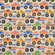 Baumwolle, Satin, digital, für Kinder, 24103-233