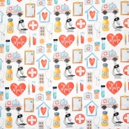 Baumwolle, Satin, digital, für Kinder, 24103-197