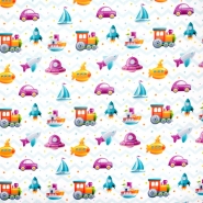 Baumwolle, Satin, digital, für Kinder, 24103-213