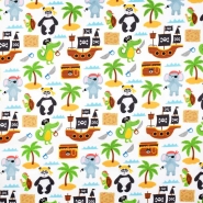 Baumwolle, Satin, digital, für Kinder, 24103-221