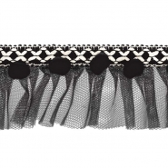 Band, dekorativ, 50 mm, 24201-569, schwarz