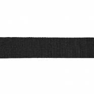 Ripsband, 25 mm, 24280-2, schwarz