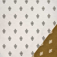 Dekojacquard, beidseitig, Ornament, 24284-64, gelb