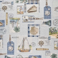 Deko, Jacquard, Meer, 24345