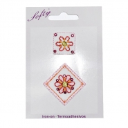 Applikation, floral, 24371