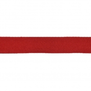 Band, Baumwolle, Köper, 20 mm, 25123-7, rot