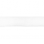 Band, Köper, Baumwolle, 30 mm, 23269-1, weiß