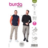 Schnittmuster, grün, Männerpullover, 6064