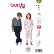 Schnittmuster, grün, Kinderoverall, 9275