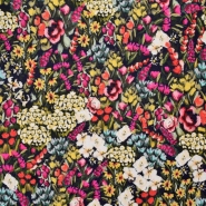 Satin, Baumwolle, Viskose, floral, 25196-08
