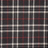 Wolle, für Anzüge, Karo, 25246-01, weiß