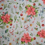 Deko, Druck, digital, festlich, 25314-107, grau