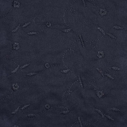 Baumwolle, Richelieu, floral, 25300-2, dunkelblau