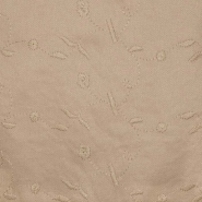 Baumwolle, Richelieu, floral, 25300-4, beige