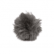Bommel, Kunstpelz, 8 cm, 25353-027, grau