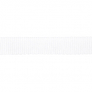 Ripsband, Viskose, 25 mm, 25363-001, weiß