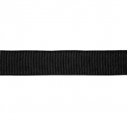Ripsband, Viskose, 25 mm, 25363-002, schwarz