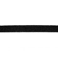 Ripsband, Baumwolle, 15 mm, 25370-002, schwarz