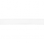Ripsband, Baumwolle, 20 mm, 25371-001, weiß