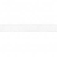 Ripsband, Baumwolle, 25 mm, 25372-001, weiß