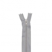 Reißverschluss, spiralig, 60cm, 4mm, 18981-710, grau