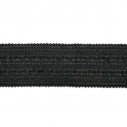 Gummiband, dekorativ, 55mm, 25437-002, schwarz