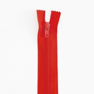 Reißverschluss, spiralig, 20 cm, 4 mm, 18303-562, rot