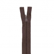 Reißverschluss, spiralig, 40 cm, 04 mm, 18304-703, braun