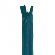 Reißverschluss, verdeckt, 35 cm, 20038-611, petrol