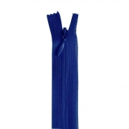 Reißverschluss, verdeckt, 35 cm, 20038-623, blau