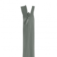Reißverschluss, verdeckt, 35 cm, 20038-720, grau
