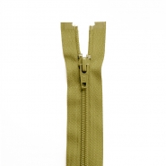 Reißverschluss, teilbar, 70 cm, 6 mm, 18301-530, grün-gelb