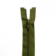 Reißverschluss, teilbar, 70 cm, 6 mm, 18301-663, grün