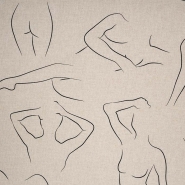 Deko, Druck, abstrakt, 25632-630