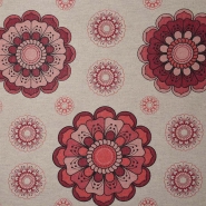 Deko, Druck, floral, 25599-300