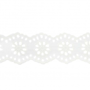 Spitze, Baumwolle, 67 mm, 3633-001, weiß