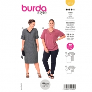 Schnittmuster, gelb, Damen-T-Shirt und -kleid, 6018