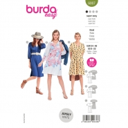 Schnittmuster, grün, Damenkleid, 6007