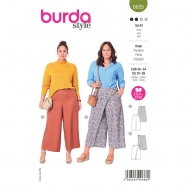 Schnittmuster, grün, Damenhose, 6035