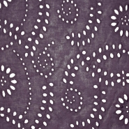 Baumwolle, Richelieu, geometrisch, 25780-045, violett