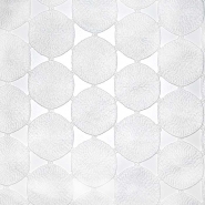 Spitze, Kreise, 25796-14, weiß