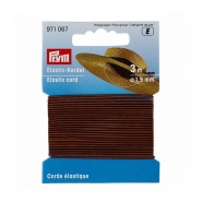 Gummiband, 1.5 mm x 3 m, Prym, 971067, braun