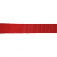 Ripsband, Polyester, 25 mm, 25349-250, rot