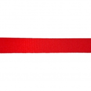 Ripsband, Polyester, 25 mm, 25349-235, rot